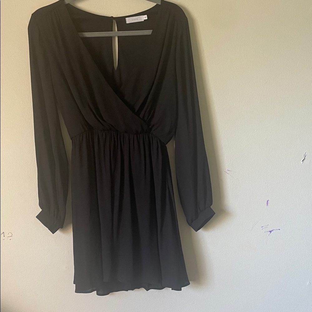 Lush  Black  Mini Dress